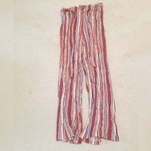 F21 xs wide legged/flowy striped Palazzo pants